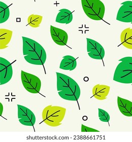 Leaves Greenery Texture Pattern Background 