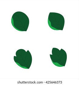 leaves have four on image ann green color it all.