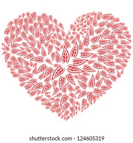 leaves heart