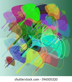leaves icon art