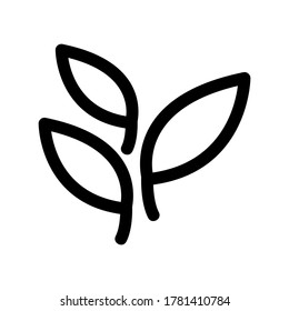 leaves icon or logo isolated sign symbol vector illustration - high quality black style vector icons
