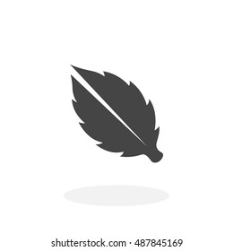 Leaves Icon. Leaves logo. Vector design element. Abstract emblem, design concept. Logotype element for template. Vector illustration on white background.