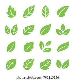 Leaves Icon Set.