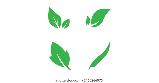 Leaves icon. Leaves icon set. Leaf Shapes Collection
