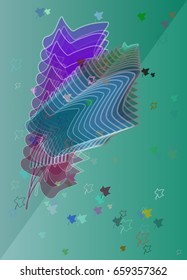 leaves icon template