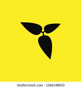 leaves icon vector