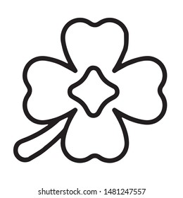 Leaves icon vector black color