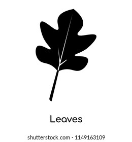 Leaves icon vector isolated on white background for your web and mobile app design, Leaves logo concept