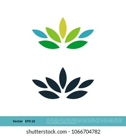 Leaves Icon Vector Logo Template Illustration Design. Vector EPS 10.