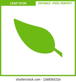Leaves icon vector set isolated on white background. Various shapes of leaves of trees and plants. Elements for eco and bio logos. - Vector
