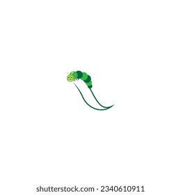
Deja el vector de icono aislado en el fondo blanco. Diversas formas de hojas verdes de árboles y plantas. Elementos para logotipos ecológicos y biológicos.