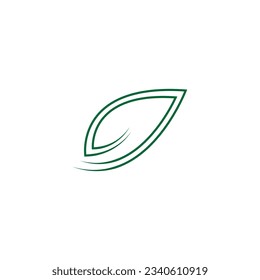 
Bleibt Symbol, Vektorgrafik einzeln auf weißem Hintergrund. Verschiedene Formen von grünen Blättern von Bäumen und Pflanzen. Elemente für Öko- und Biologos.