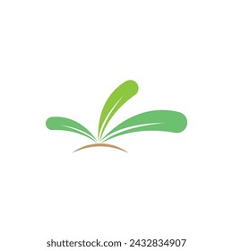 Leaves icon vector set isolated on white background. Various shapes of green leaves of trees and plants. Elements for eco and bio logos.

