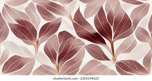 leaves ikat tribal boho tie die colors flower seamless wallpaper. Motif ethnic handmade beautiful Ikat art. Ethnic abstract floral pink background art.