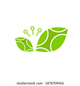Deja la ilustración para el diseño simple del logotipo