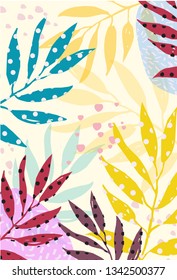 Leaves jungle background