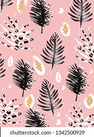 Leaves jungle background abstract