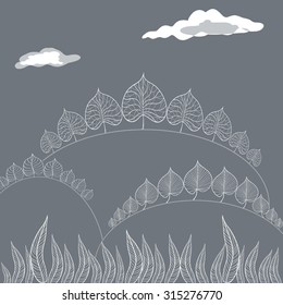 leaves landscape