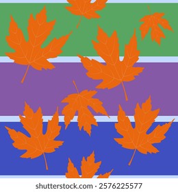 leaves, leaf pattern, fabric pattern, wall pattern, maple leaf, imagination, season, deciduous tree, nature, bright colors, happiness, warmth, love of nature, natural design, created from nature