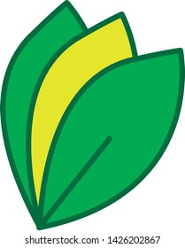 Leaves in letters and the word ecology