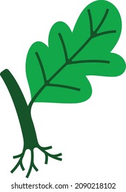 Blätter für das Leben, Aufforstung, Vektordesign