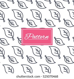 Leaves lines texture. Stripped geometric seamless pattern. Modern repeating stylish texture. Abstract minimal pattern background. Vector