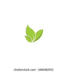Deja el concepto de logotipo - Vector. Orgánico, natural, medio ambiente, símbolo ecológico