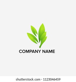 Leaves logo design