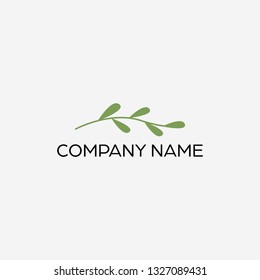 leaves logo design