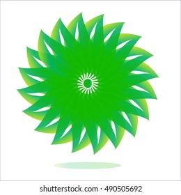 leaves logo design creative 