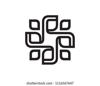 Leaves Logo Design Template