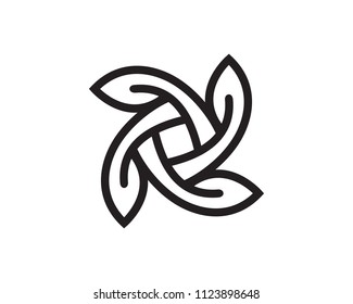 Leaves Logo Design Template, Creative Symbol, Icon