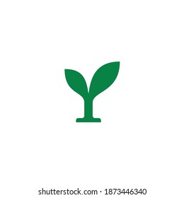 Leaves logo or icon design