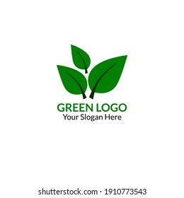 Leaves logo icon design vector. Nature logo idea.