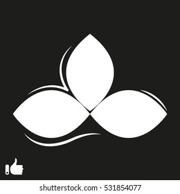 leaves logo, icon fine, vector illustration EPS 10