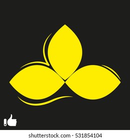 leaves logo, icon fine, vector illustration EPS 10