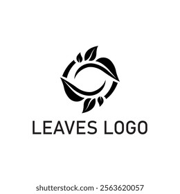 Leaves logo icon vector concept