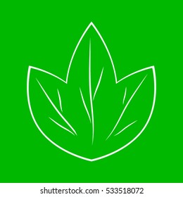 leaves logo, icon vector illustration EPS 10
