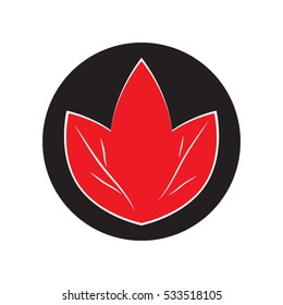 leaves logo, icon vector illustration EPS 10