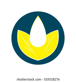 leaves logo, icon vector illustration EPS 10