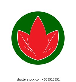 leaves logo, icon vector illustration EPS 10