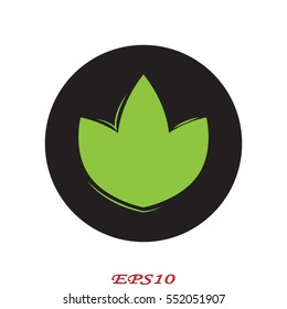 leaves, logo, icon, vector illustration eps10