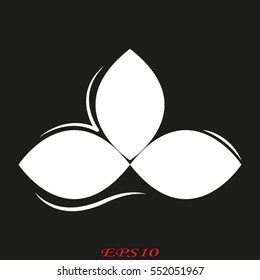 leaves, logo, icon, vector illustration eps10