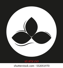 leaves, logo, icon, vector illustration eps10