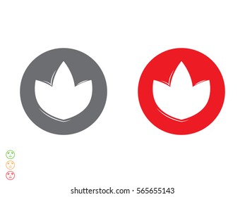 leaves, logo, icon, vector illustration eps10