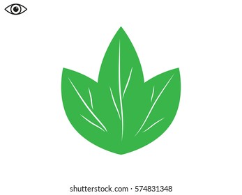 leaves, logo, icon, vector illustration eps10