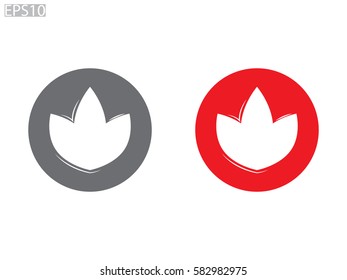 leaves, logo, icon, vector illustration eps10