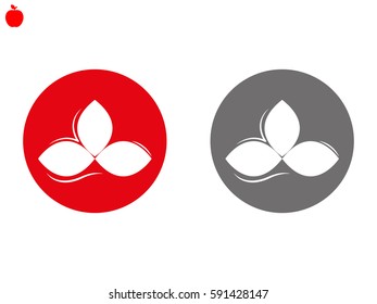 leaves, logo, icon, vector illustration eps10