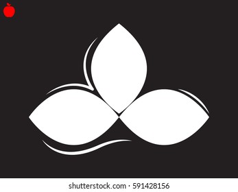 leaves, logo, icon, vector illustration eps10