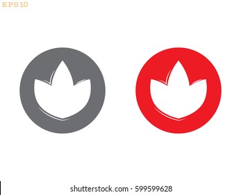 leaves, logo, icon, vector illustration eps10
